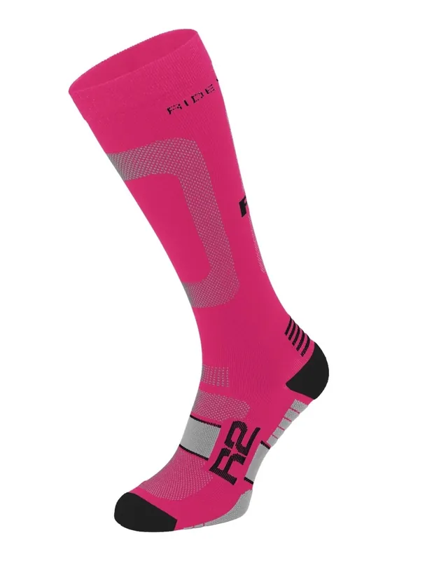 Direct Verzonden R2 Power fietssokken roze, grijs en zwart 35-38