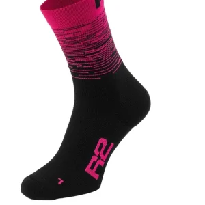 Hete Deal R2 Race fietssokken zwart, roze 35-38
