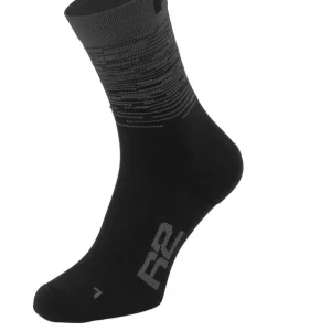 Fietssokken R2 Race zwart, grijs 35-38 Express Levering