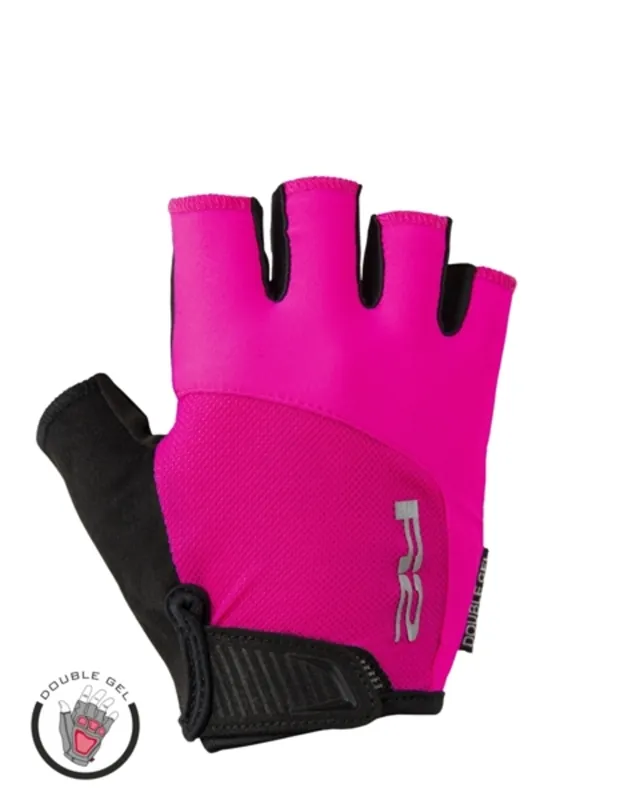 Fietshandschoenen R2 Vittoria roze, zwart ATR50F/ XS Premium