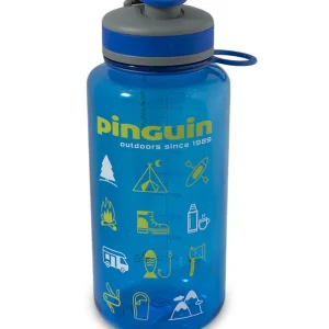 Gratis Retour Pinguin Tritan Fat Sportfles 1L blauw