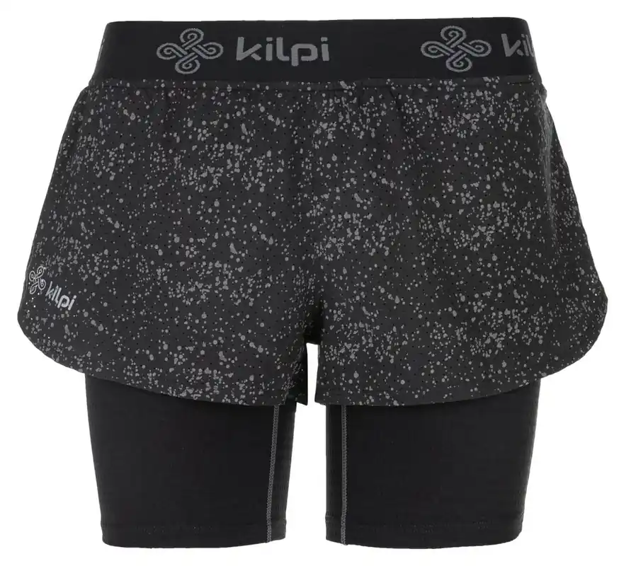 Nu Kopen Kilpi BERGEN-W BLK dames hardloopshort 2-in-1 34
