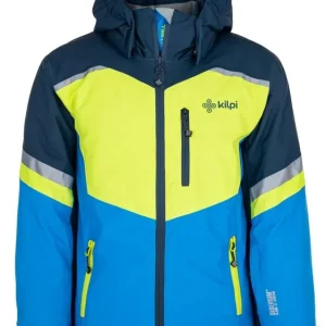 Flitsaanbieding Kilpi FERDEN-JB ski-jas voor jongens, lichtgroen 86