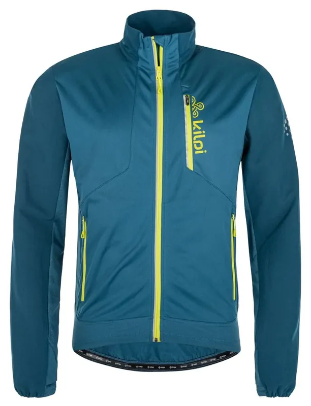 Kilpi NORDIM-M hardloopjack voor heren turquoise XS Gecertificeerd