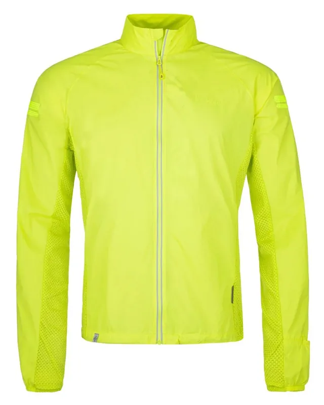 Kilpi TIRANO-M hardloopjack voor heren, geel XS Veilige Betaling