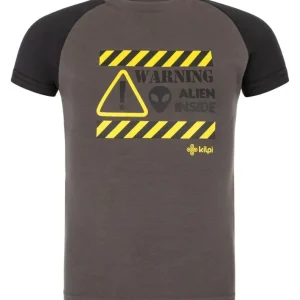 Kilpi SALO-JB DGY katoenen T-shirt voor jongens 110 Gereduceerde Prijs