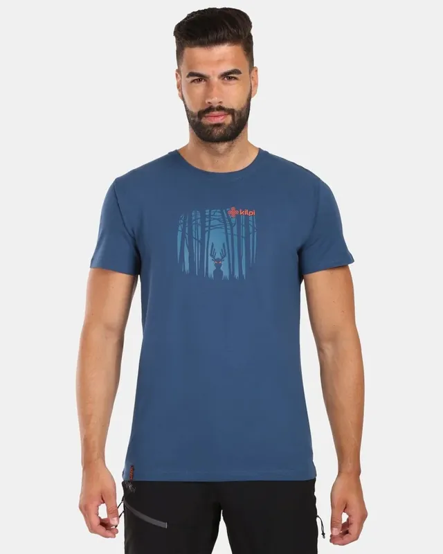 Kilpi DISCOVER-M heren T-shirt donkerblauw S Goedkoop
