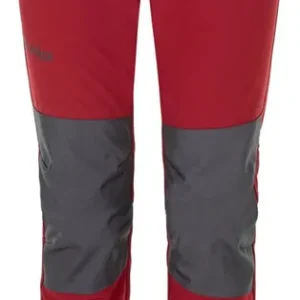 Kilpi RIZO-J softshell broek voor kinderen, donkerrood 146 Weekendaanbieding