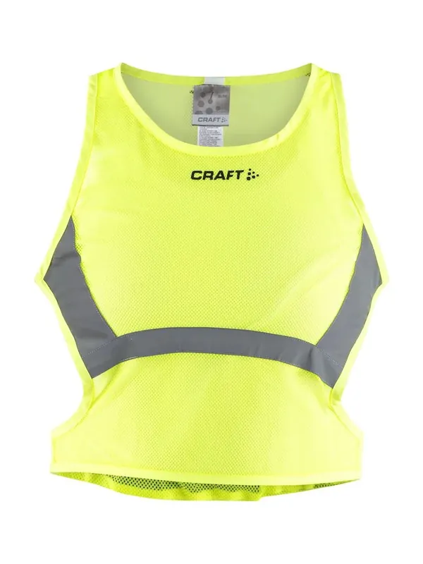 Reflecterend vest Craft All Year Mesh geel S-M Tijdelijk Beschikbaar