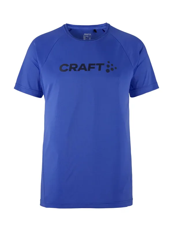 Seizoensaanbieding Craft CORE Essence Logo blauw functioneel T-shirt voor heren XS