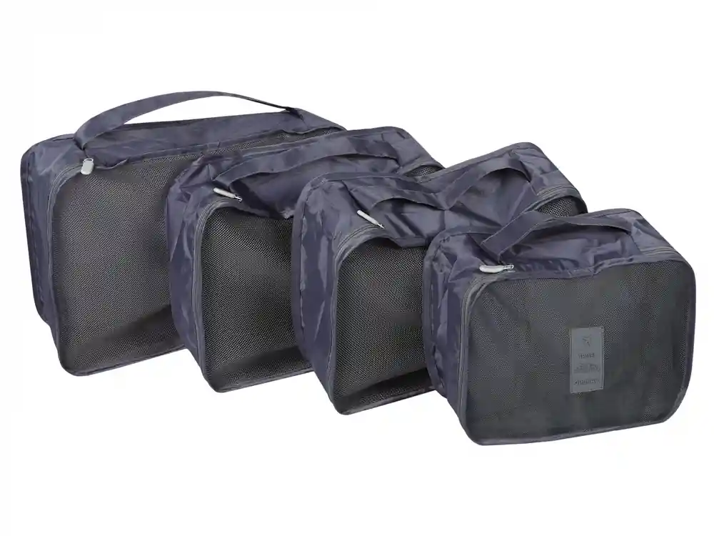 Husky Travel organizer set 4 stuks grijs Weekendaanbieding