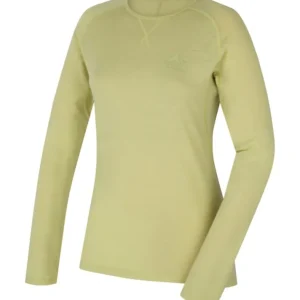 Aanbieding Dames merino T-shirt Husky MEROW L light green, maat S