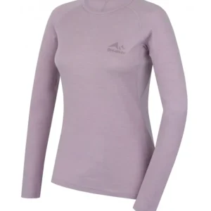 Dames merino T-shirt Husky MERTEE L lichtpaars, maat S Betrouwbaar