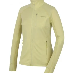 Dames fleece trui Husky Alou L bright green S Op = Op