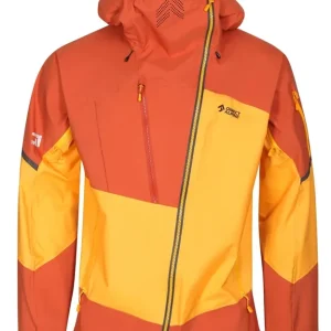 Lage Prijs Direct Alpine GUIDE hardshell jas voor heren cinnamon/mango M