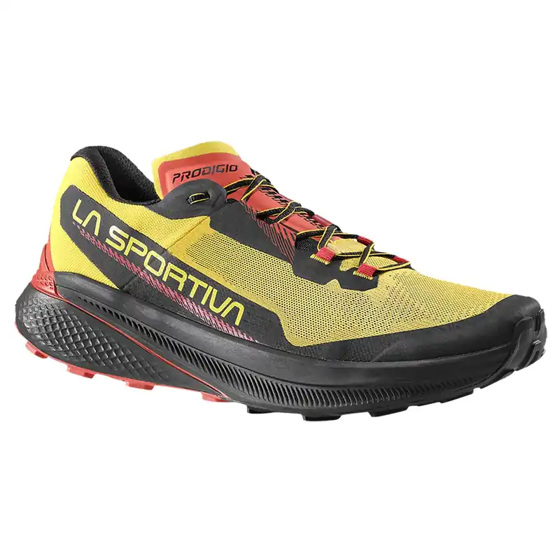 Finale Uitverkoop La Sportiva Prodigio Yellow/Black trailrunningschoen voor heren 48 EU