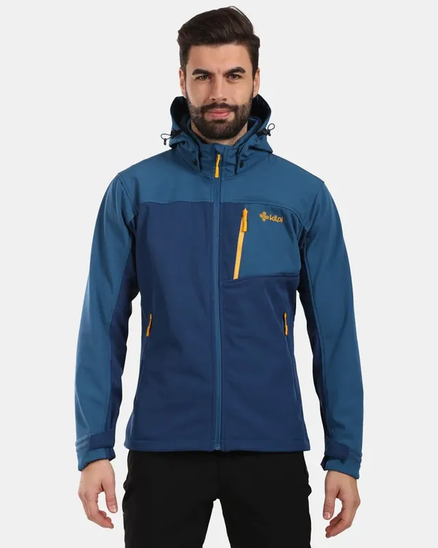 Heren Kilpi RAVIO-M softshell jas lichtgroen 3XL donkerblauw S Finale Uitverkoop