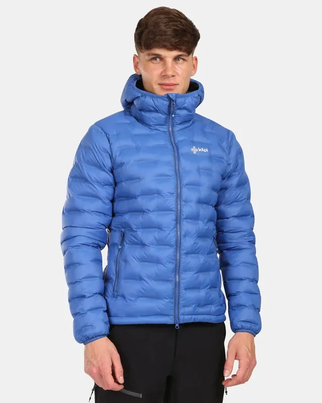 Heren gewatteerde jas Kilpi ALBA-M donkerblauw 7XL Laatste Versie