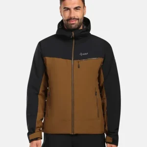 Heren ski jas Kilpi FLIP-M bruin S Finale Uitverkoop