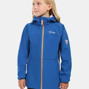 Meisjes softshell jas Kilpi RAVIA-J donkerblauw 122 Voordeelprijs