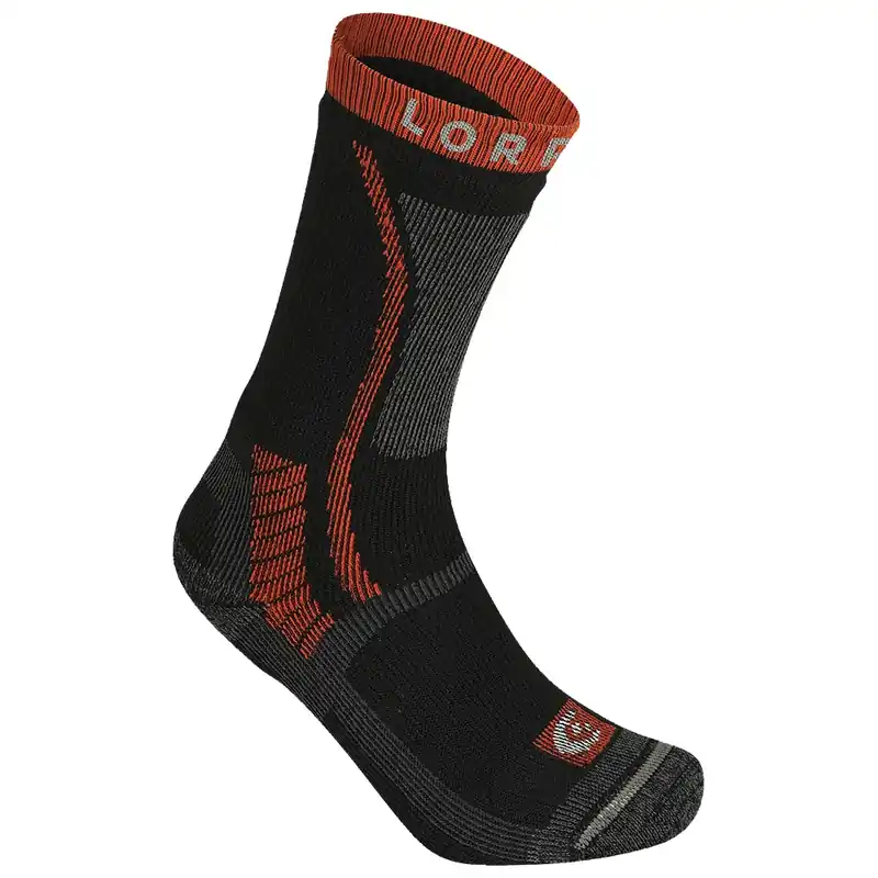 Hete Deal Wandelsokken Lorpen ALL SEASON TREKKER ECO 2079 BLACK/ORANGE 47-50 EU