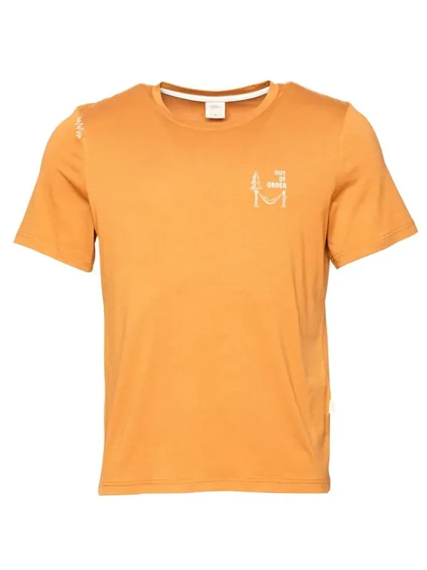 Korting T-shirt Chillaz niet meer bruikbaar oranjebruin M