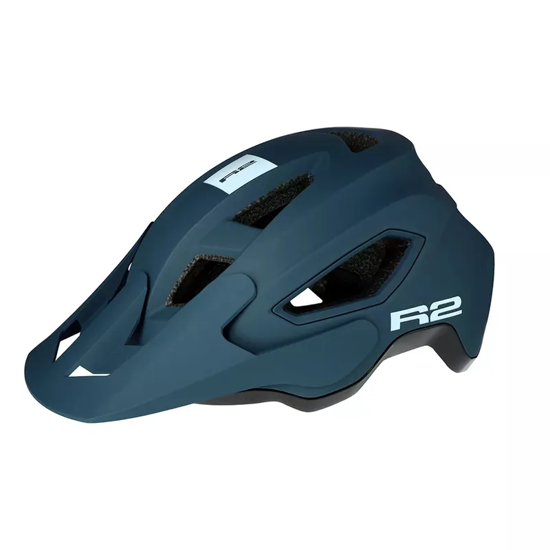 Beperkte Voorraad Fietshelm R2 TERRAFORM donker blauwgrijs, černá 58-61 cm