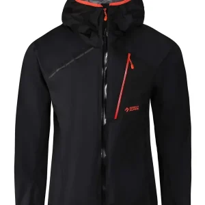 Bestel Nu Heren hardshell jas CYCLONE black/brick M