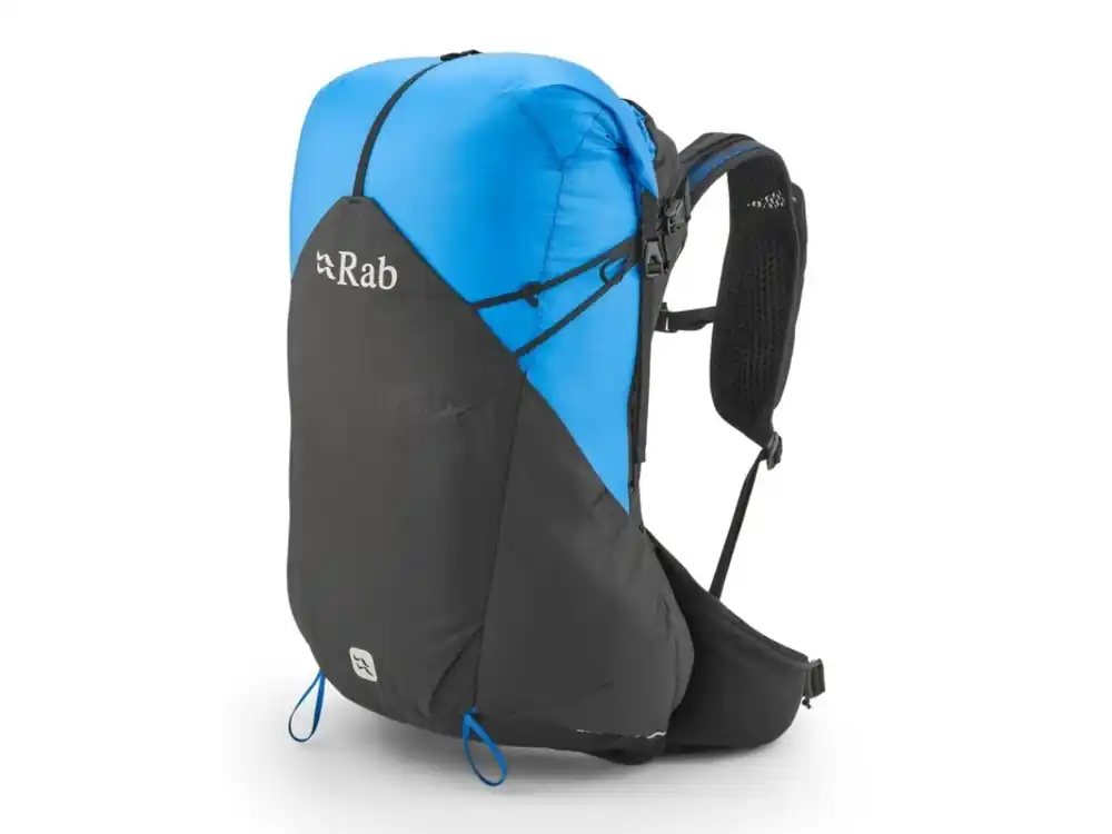 Rugzak RAB Syclon XP 30 black/maya blue Betaalbaar