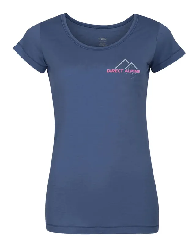 Voordeelprijs Dames T-shirt Direct Alpine Furry Lady navy (simple lines) XS