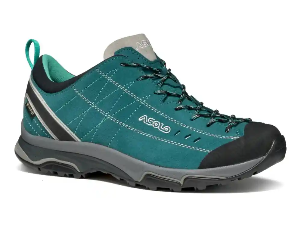 Dames lage wandelschoenen Asolo Nucleon GV petroleum/aqua green/B238 B238 ML 36 2/3 Weekendaanbieding