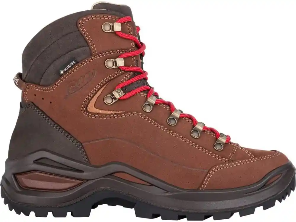 Dames wandelschoenen Lowa RENEGADE 100 GTX MID Ws mahagony/red 36.5 Voordeelprijs