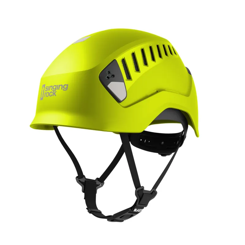 Werkhelm Singing Rock Blast neon yellow Finale Uitverkoop