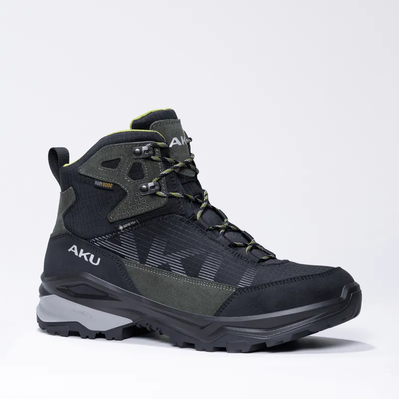 Beperkte Voorraad Heren enkellaarzen AKU Man ADAPTA LIGHT GTX BLACK/GREEN 41