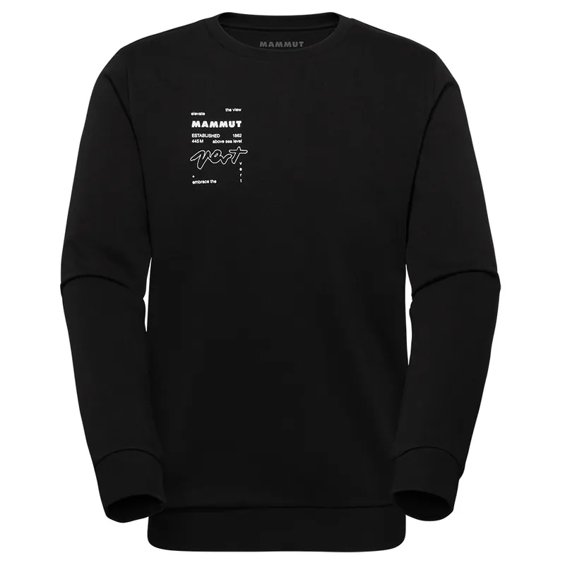 Rechtstreeks Van De Fabrikant Mammut Core ML Crew Neck Men sweatshirt Vert black S
