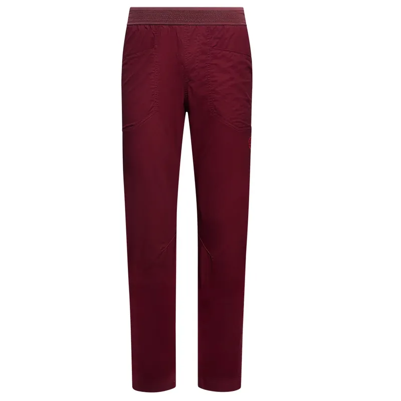Goedkoop Herenbroek La Sportiva Roots Pants redwood/mountain red M