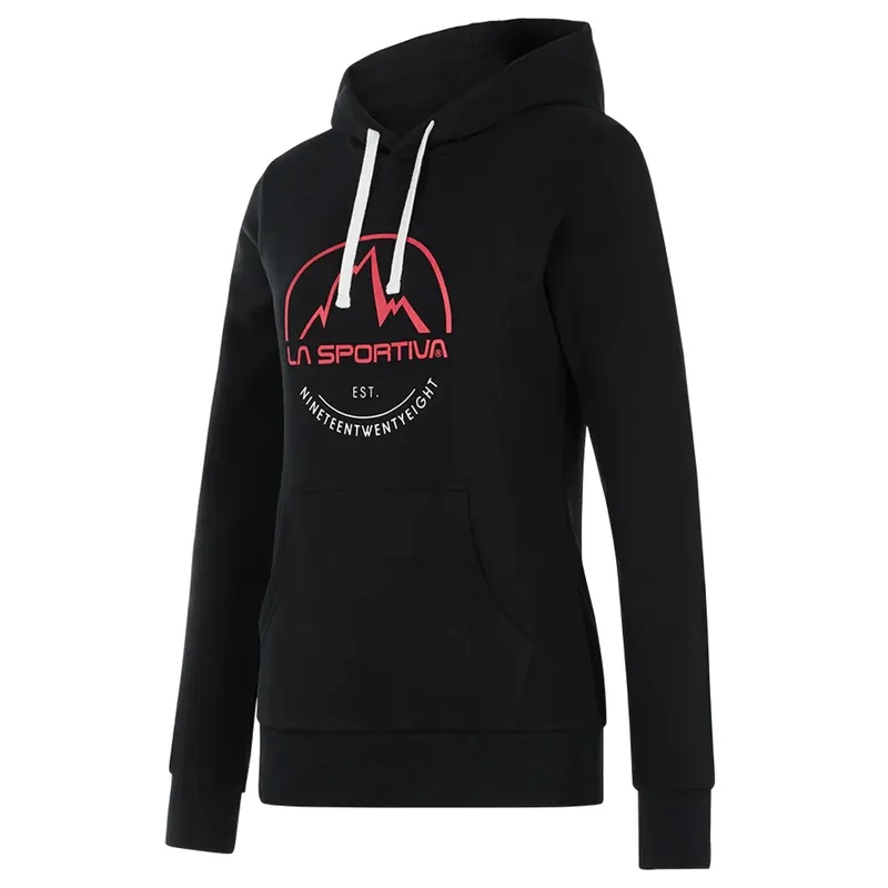Speciale Aanbieding Dames hoodie La Sportiva LOGO HOODY black XXS