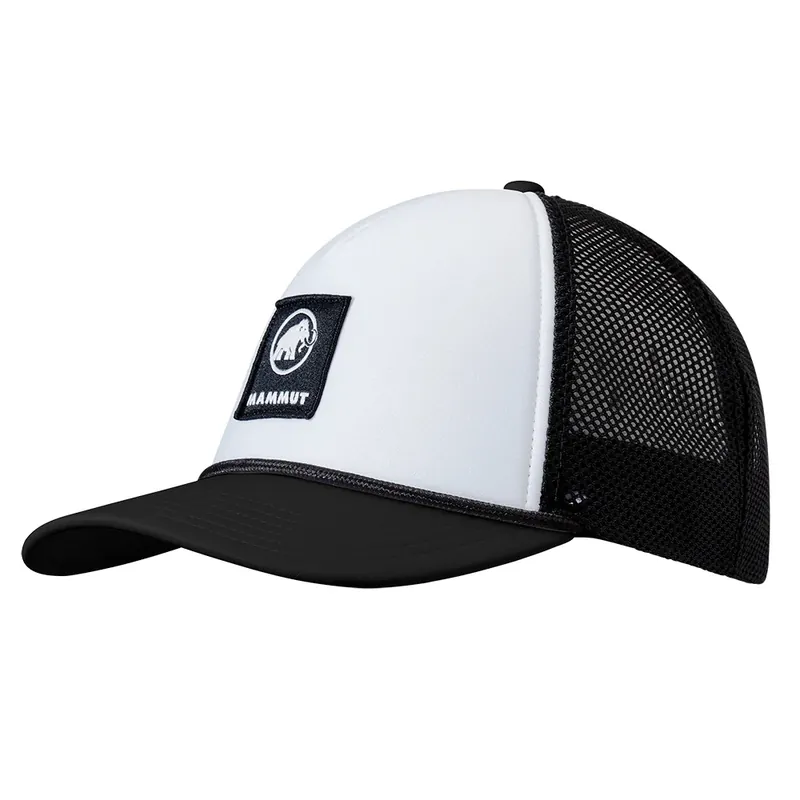 Snelle Levering Pet Mammut Crag Cap Logo white-black S-M