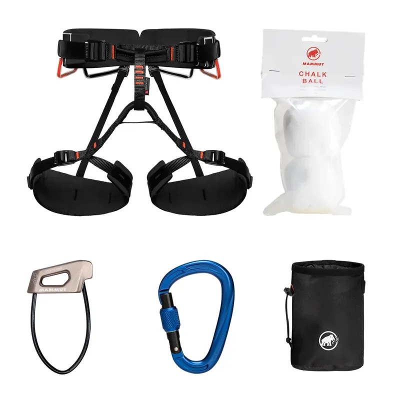 Superprijs Klimset Mammut 4 Slide Climbing Package neutral XS-M