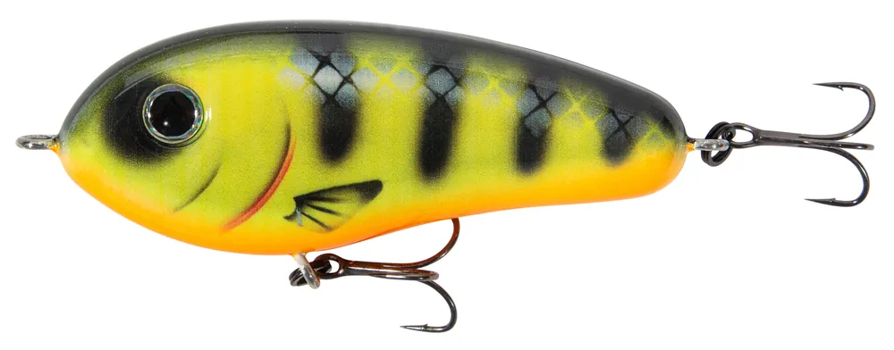 Gratis Retour Ultimate Rascal Jerk 9.5cm (40g) Slow Sinking Jerkbait Holo Rainbow