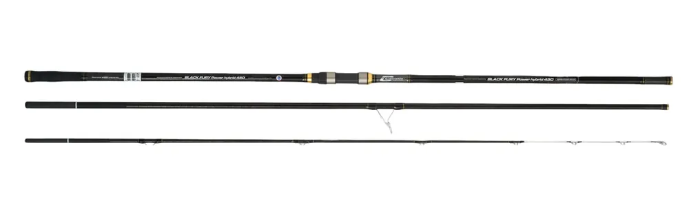 Cinnetic Black Fury Power Hybrid XBR Strandhengel 4.5m (120-250g) (3-Delig) Flitsaanbieding