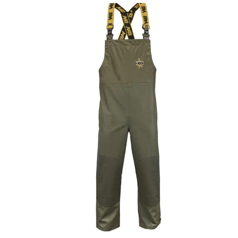 Vass Team Vass 220 Unlined Waterdichte Bretelbroek Met Knieversteviging Khaki L Beperkte Voorraad