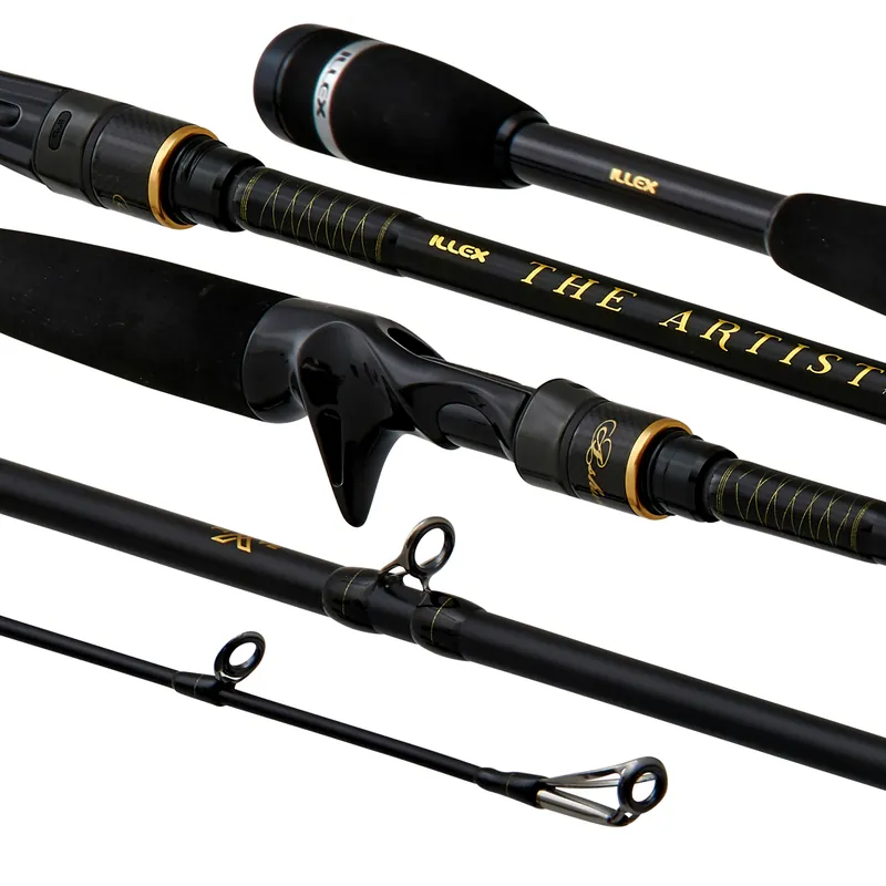 Illex The Artist X5 B 215 MH Black Sword Baitcaster 2.16m (7-35g) Bestel Nu