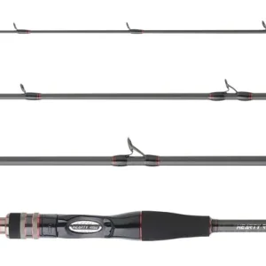 Hearty Rise Dark Soul Travel Baitcaster Hengel (4-Delig) 2.15m (8-38g) Lage Kosten