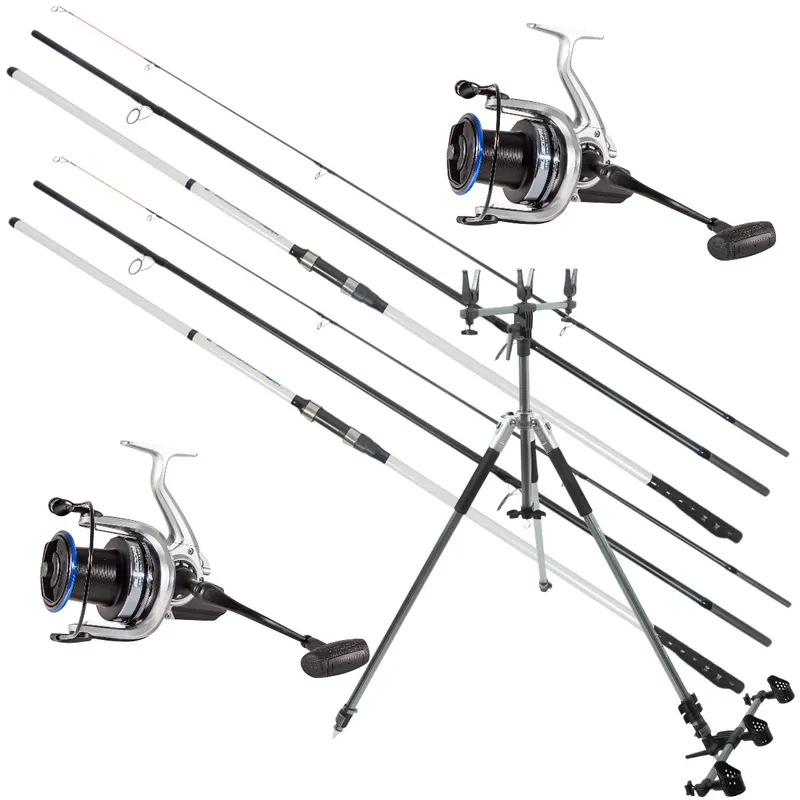 Tijdelijk Beschikbaar Ultimate Bluecore Beach Deluxe Hengelset 4.20m (100-200g)