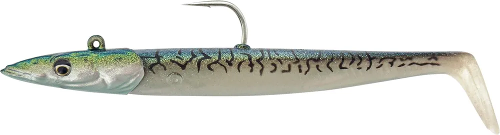 Savage Gear Sandeel V2 Shad 18cm (86g) 2+1 Pcs Mackerel Laatste Versie