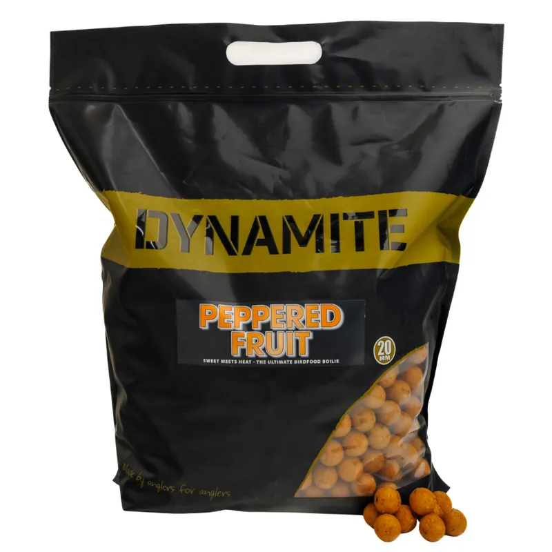 Populair Dynamite Baits Peppered Fruit Boilies (5kg) 15mm
