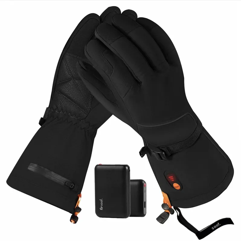 Saaf Verwarmde Handschoenen Premium Zwart L Hete Deal