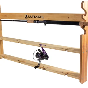 Nieuw Ultimate Wall Rod/Reel Rack 3-Rod Hengelrek 90x8x69cm (12 Molens)
