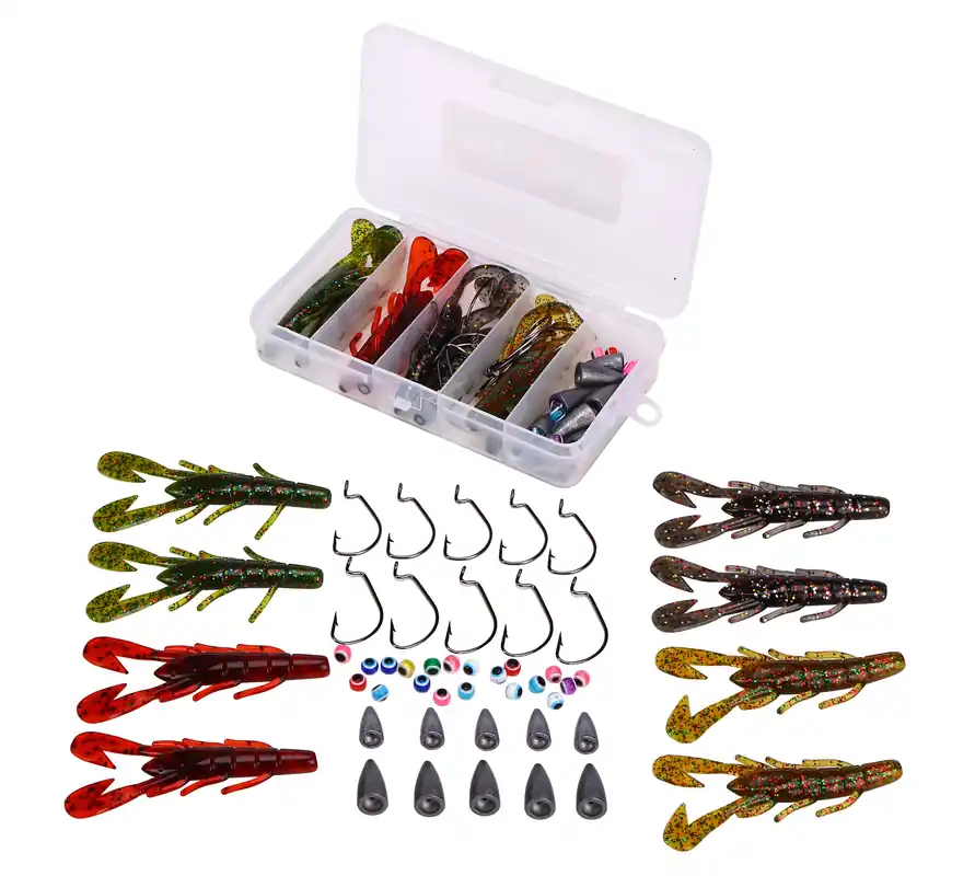 Fish4All Softbait Creature Texas/Carolina Box (50 Stuks) Beste Prijs
